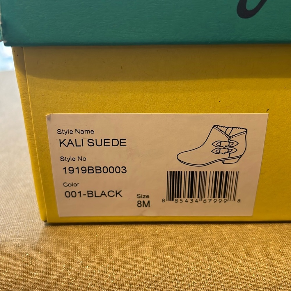 Brand new, in box Jack Rogers Kali suede black booties - Size 8